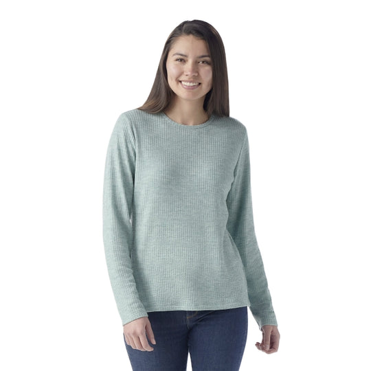 Womens Thermal Merino Rib Crew