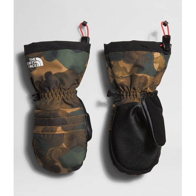 The North Face Montana Ski Mitt Utility Brown Camo Texture Small Print