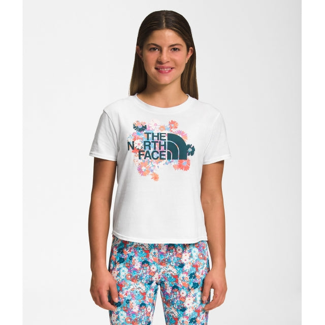 The North Face Short Sleeve Graphic Tee TNF White/Scuba Blue
