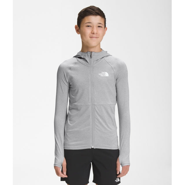 The North Face Amphibious Full Zip Sun Hoodie Meld Grey Heather