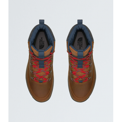 The North Face Bergen Leather Wp Timber Tan/TNF Red