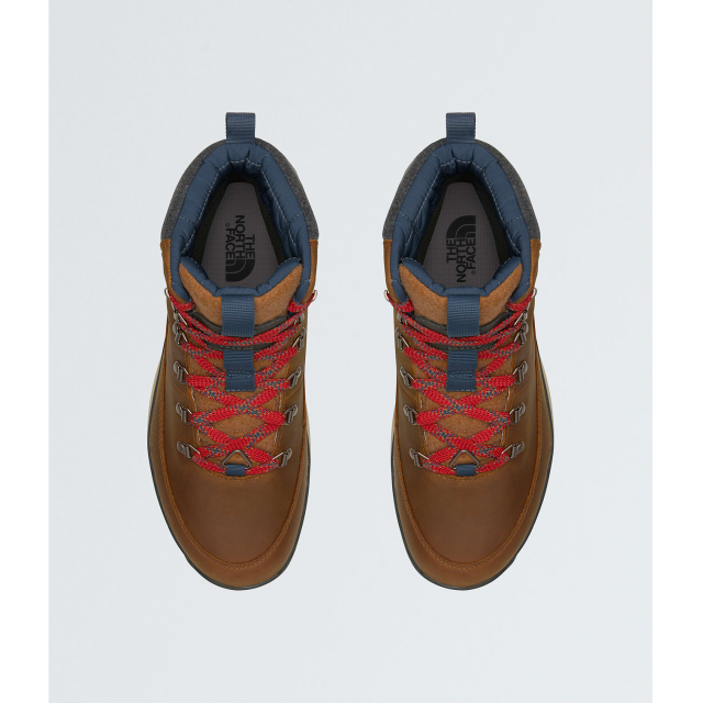 The North Face Bergen Leather Wp Timber Tan/TNF Red