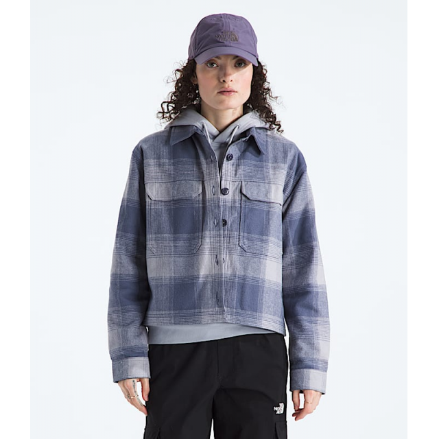 The North Face Valley Flannel Shirt-plaid Twilight Galaxy TNF Shadow Plaid