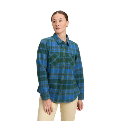 Black Diamond Womens Project Heavy Flannel Deeps Woods-Midnight Blue