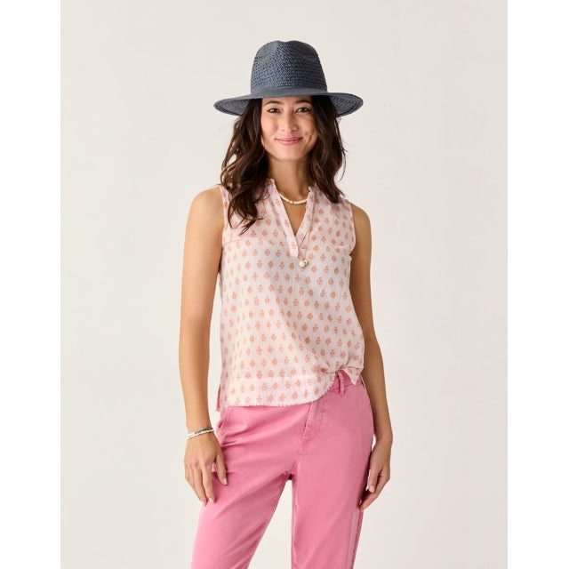 Carve Designs Dylan Tank Pink Batik