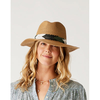 Carve Designs Farrah Packable Hat Dk Honey
