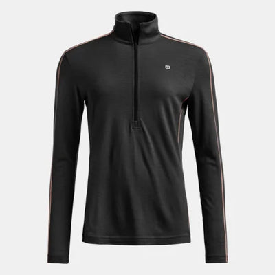 Ortovox 185 Rock`N`Wool Zip Neck - W`S Blackraven