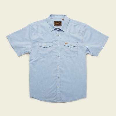 Howler Brothers H Bar B Snapshirt Faded Blue Oxford