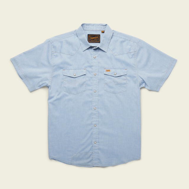 Howler Brothers H Bar B Snapshirt Faded Blue Oxford