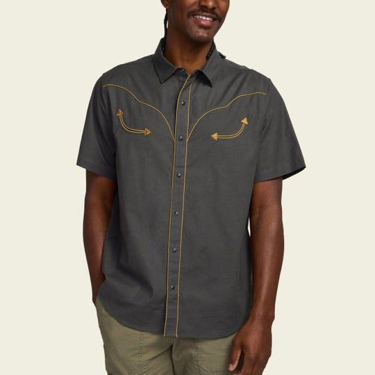 Mens Broncbuster Snapshirt - Antique Black