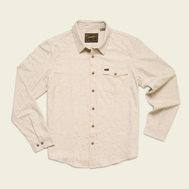 Howler Brothers La Grange Lightweight Flannel Speckled Sand