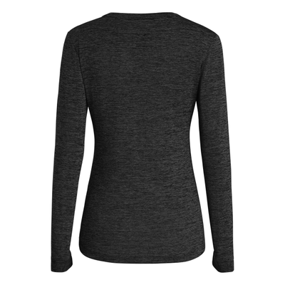 Salewa Puez Melange Dry L/s Tee Black Out Melange