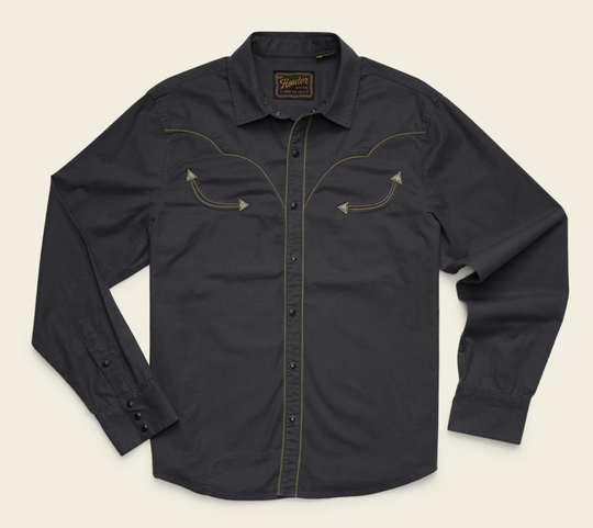 Mens Broncbuster Longsleeve Snapshirt - Moonless Night