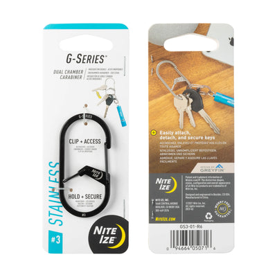 Nite Ize G-series Dual Chamber Carabiner One Color