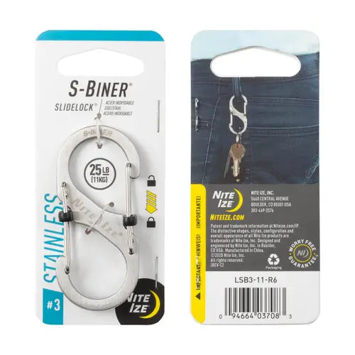 Nite Ize S-biner Slidelock Stainless Steel