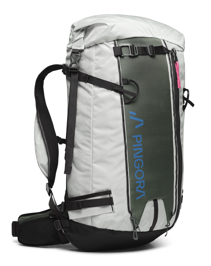 Pingora Vivid 35 Liter Backcountry Ski Pack Spruces Green