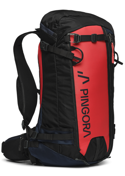 Pingora Vivid 27 Liter Backcountry Ski Pack Patrol Red