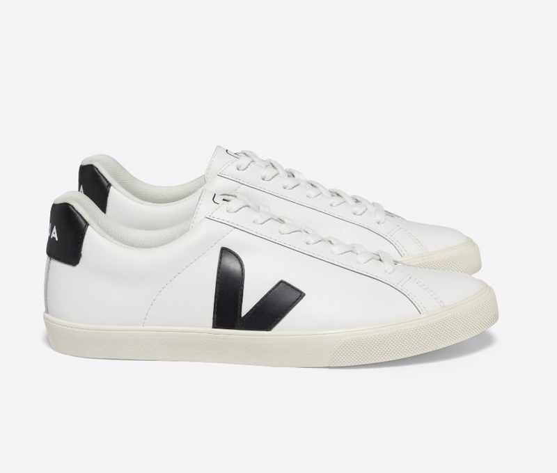 Veja Esplar Leather White Black - W&