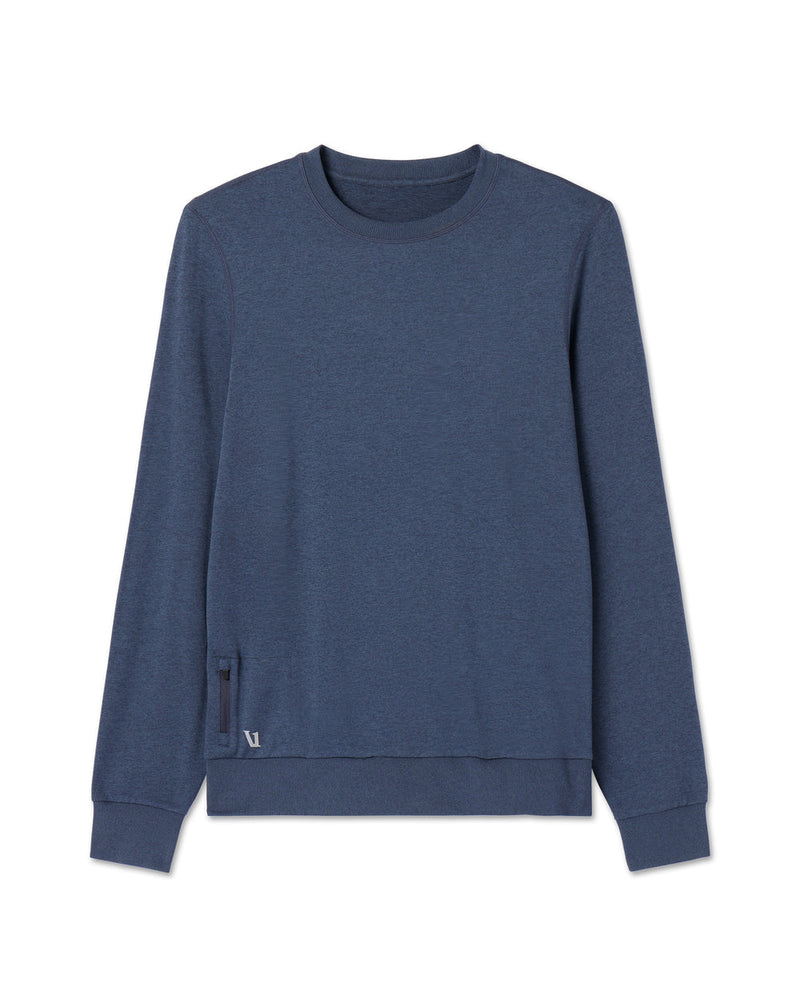 Vuori Ponto Performance Crew Sangria Heather