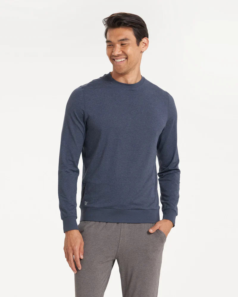 Vuori Ponto Performance Crew Azure Heather