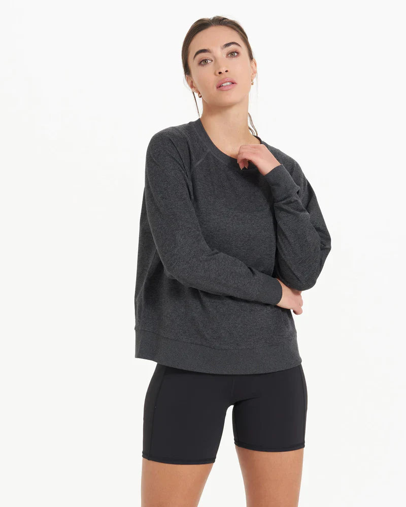 Vuori Longsleeve Halo Crew Sea Glass Heather