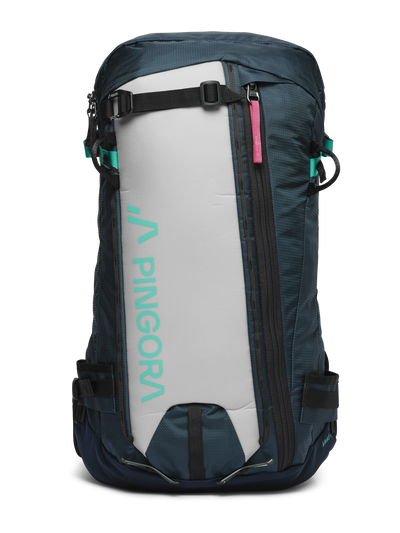 Pingora Vivid 27 Liter Backcountry Ski Pack Ivory Blue