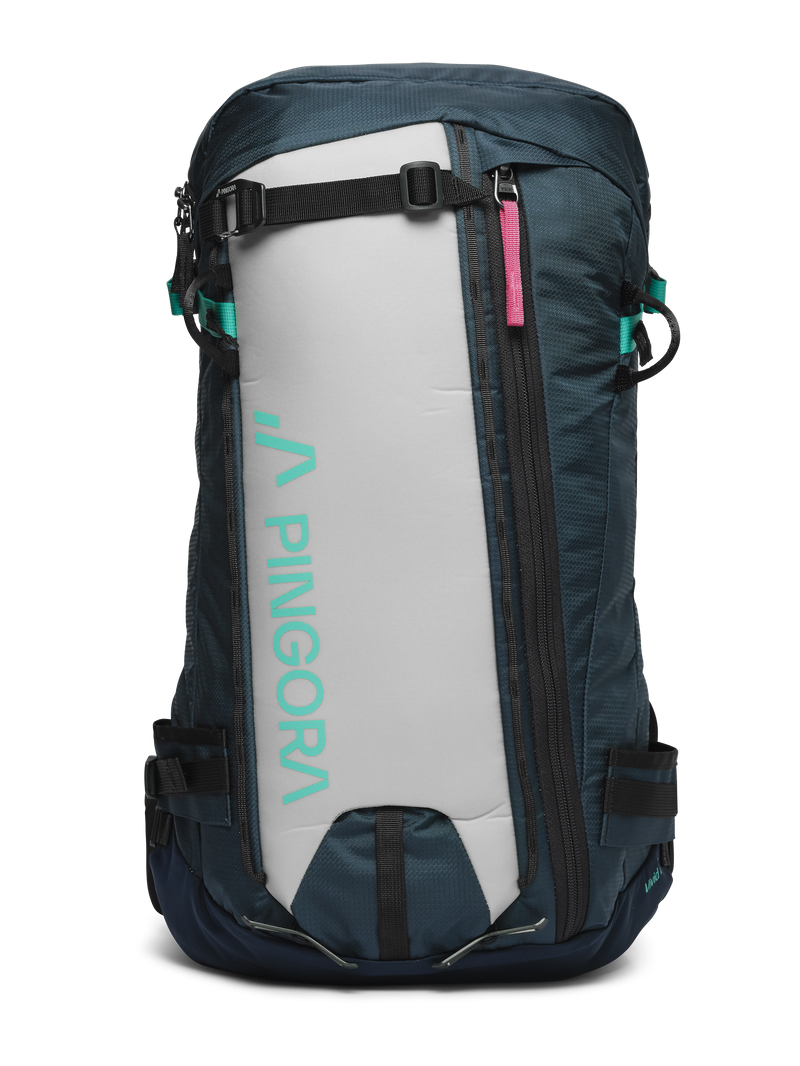 Pingora Vivid 27 Liter Backcountry Ski Pack Ivory Blue