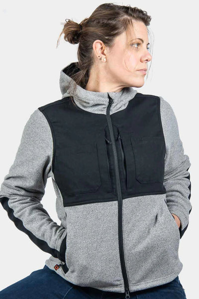 Dovetail Workwear Women's Apelian Utility Work Fleece Grey/Black