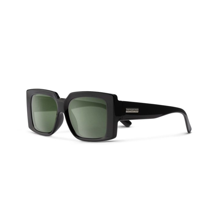 Suncloud Optics Astoria Black | Polarized Gray Green