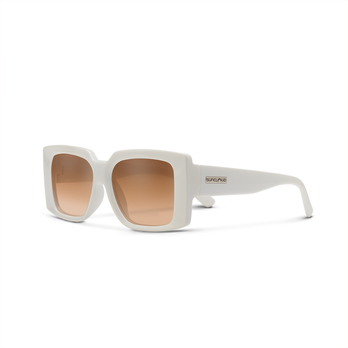 Suncloud Optics Astoria Ivory | Polarized Brown Gradient