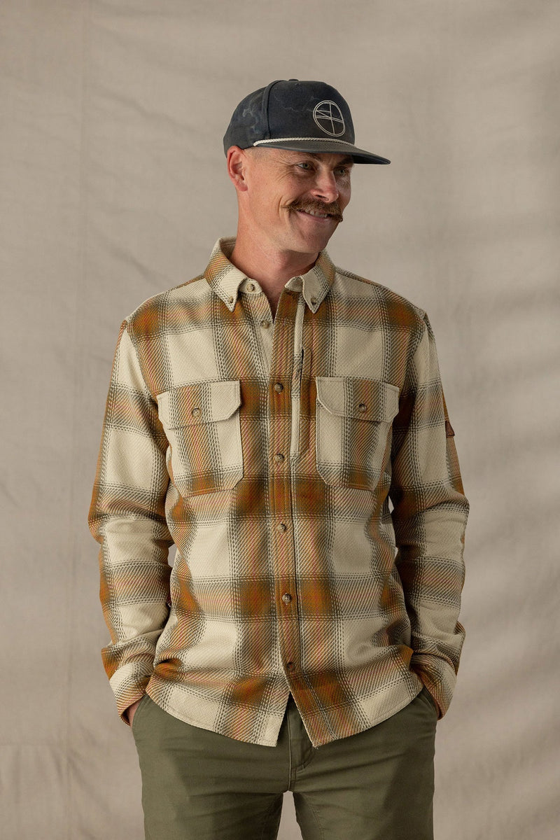 Livsn Benchmark Field Flannel Dark Olive