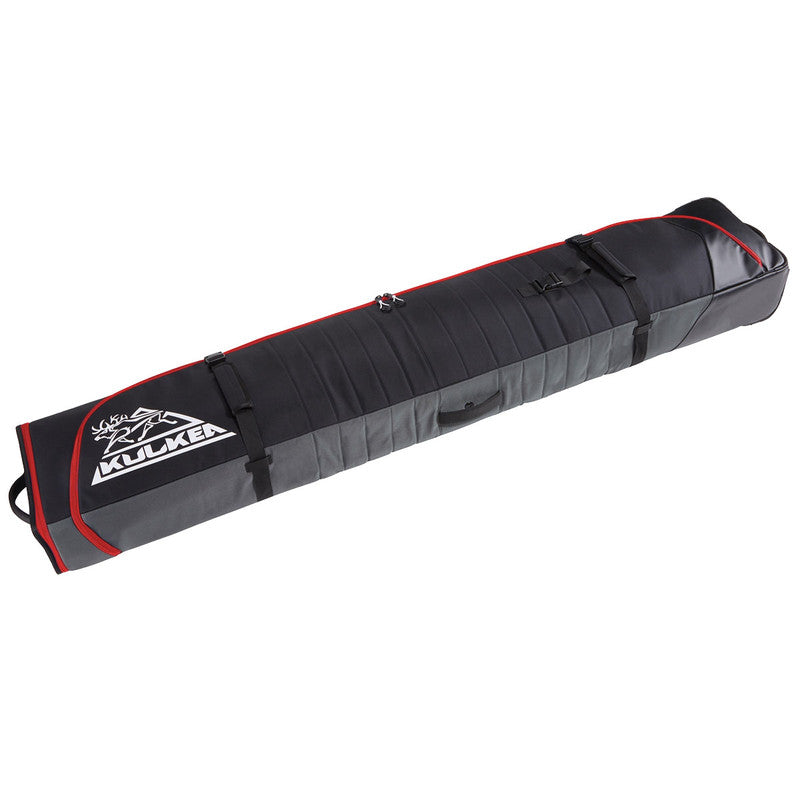 Kulkea Kantaja Double Roller Ski Bag Black/Grey/Red