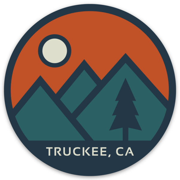 Tahoe Mountain Sports TML Icon Sticker Truckee Color