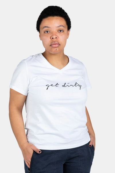 Dovetail Workwear Get Dirty V-Neck Tee