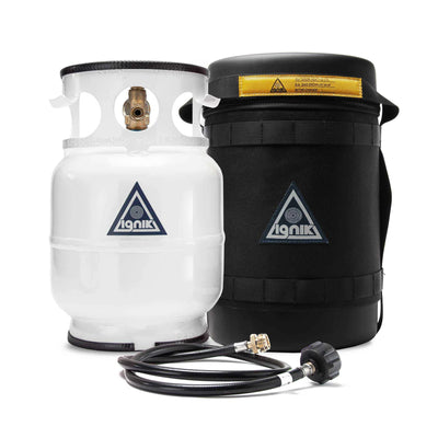 Ignik Gas Growler Deluxe Black Edition Natural Canvas
