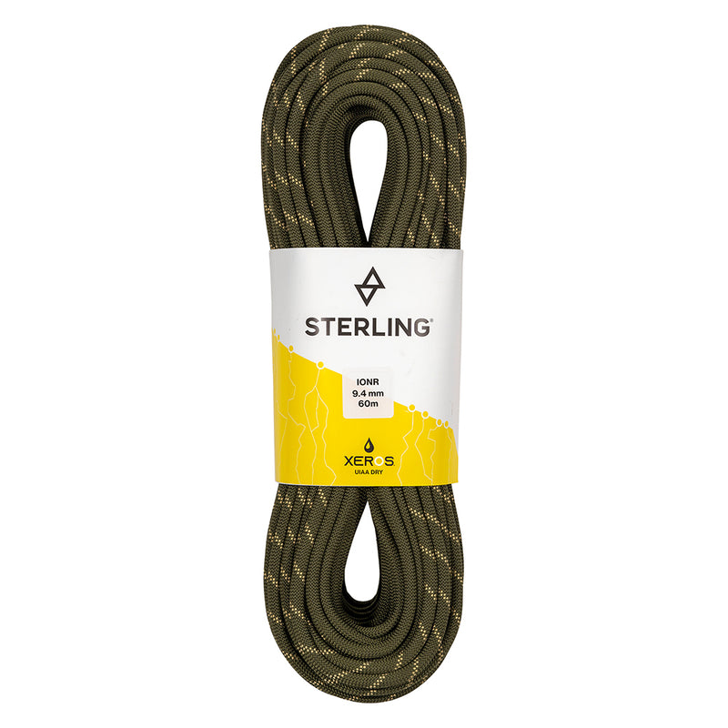 Sterling Rope IonR 9.4 BiColor Olive Drab XEROS 70m