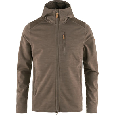 Fjallraven Keb Fleece Hoodie - M`S Suedebrown/244