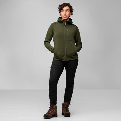 Fjallraven Keb Fleece Hoodie - W`S Black/550