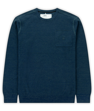 Jetty Life Undertow Washed Crewneck Sweater Tan