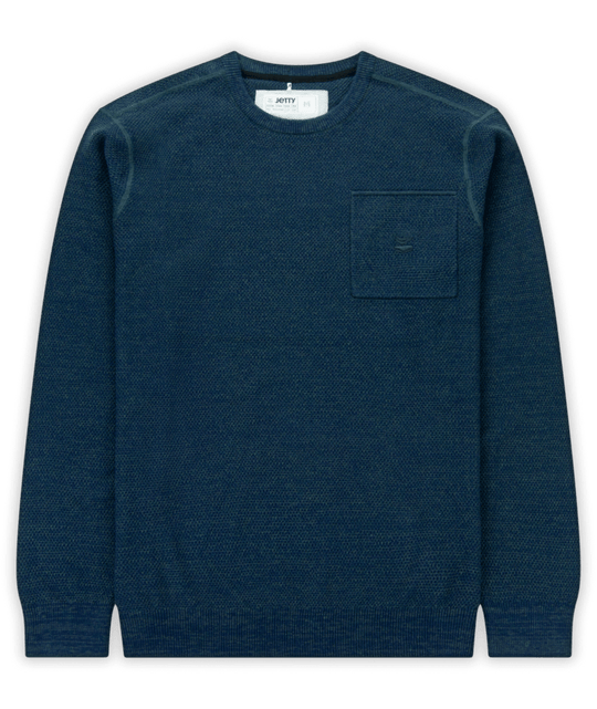Mens Undertow Washed Crewneck Sweater