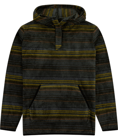 Jetty Life Quintin Fleece Hoodie Charcoal