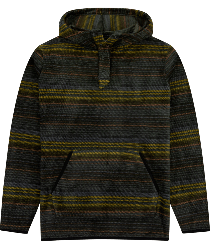 Jetty Life Quintin Fleece Hoodie Charcoal