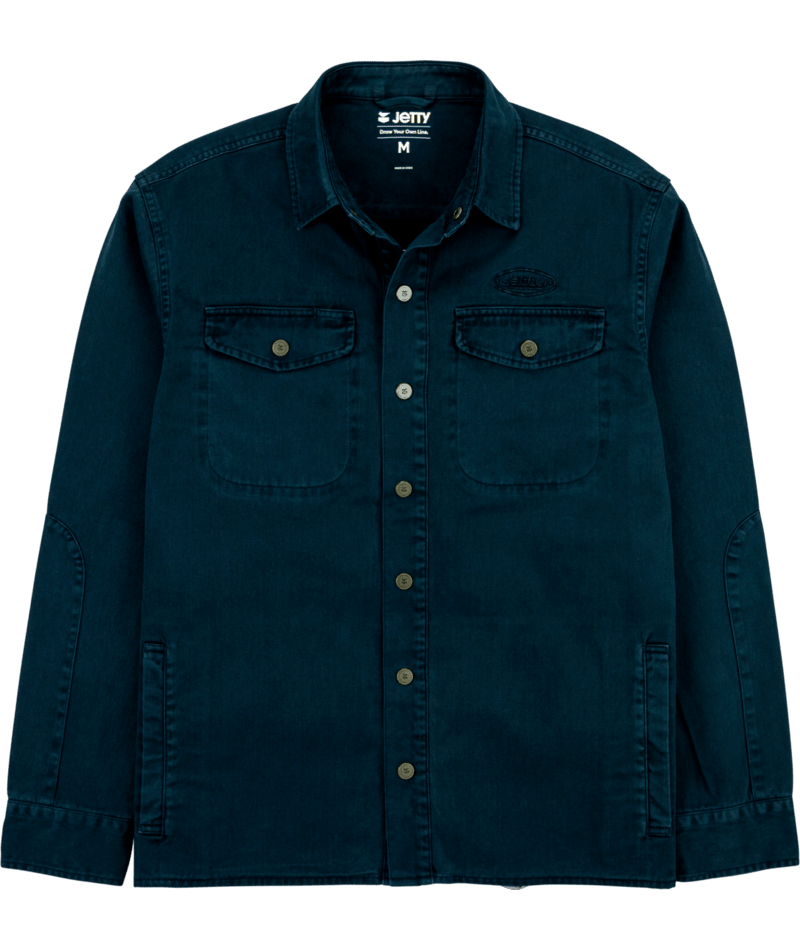 Jetty Life Mens Mccaffrey Workshirt Navy