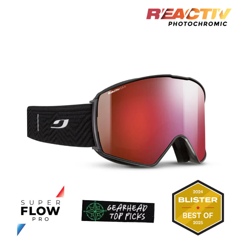 Julbo Launcher Black Reactiv 0-4 High Contrast Black