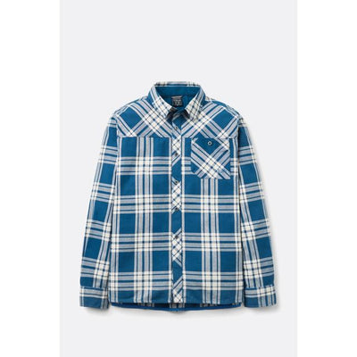 Rab Boundary Brushed Cotton Shirt Tempest Blue