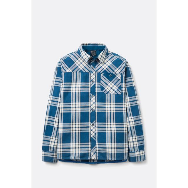 Rab Boundary Brushed Cotton Shirt Tempest Blue