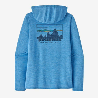 Patagonia Cap Cool Daily Graphic Hoody '73 Skyline: Vessel Blue X-Dye