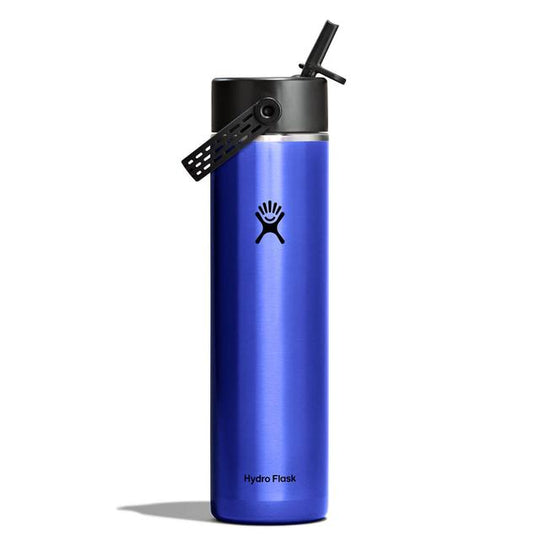 Lightweight Bottle With Flex Straw Cap - 24 Oz - Sapphire Blue