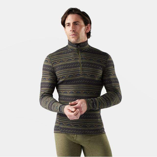Smartwool Classic Thermal Merino Base Layer 1/4 Zippers Top Winter Moss Summit Soul