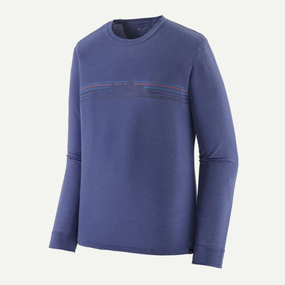 Patagonia L/s Cap Cool Merino Blend Graphic Shirt Solstice Purple